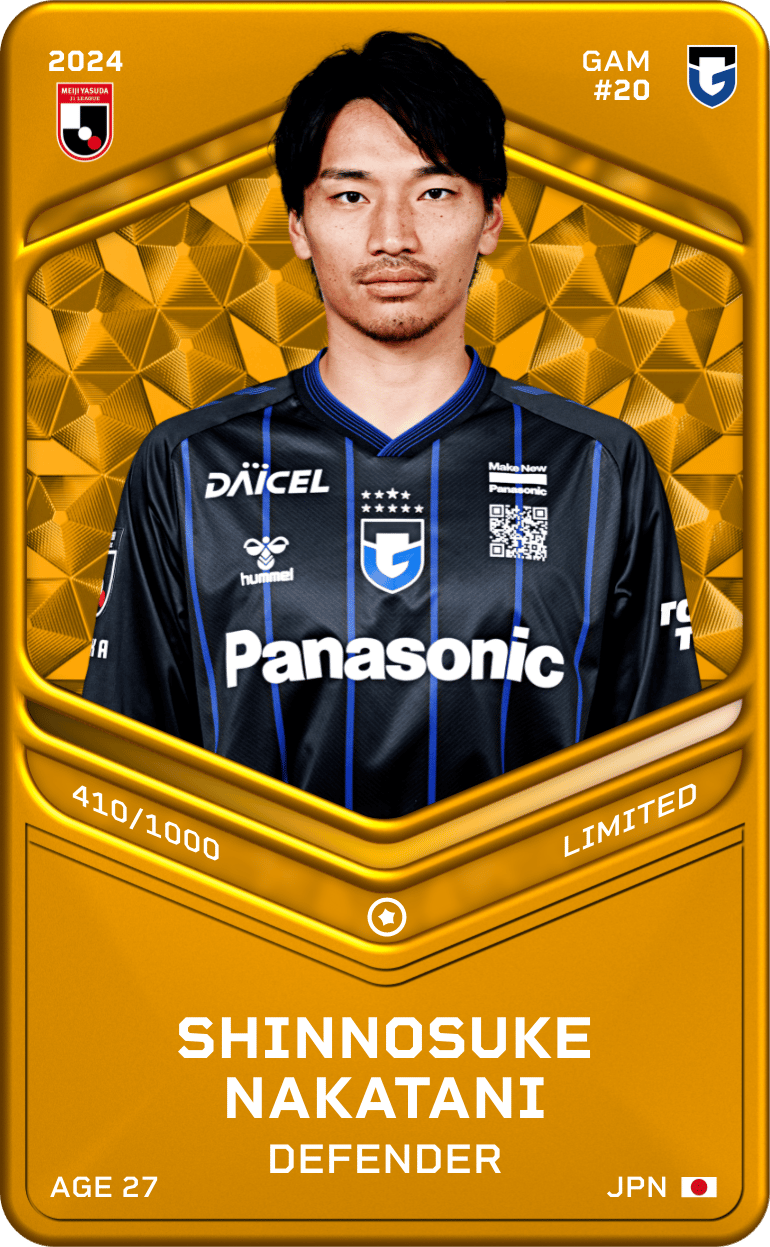 Shinnosuke Nakatani 2024-25 • Limited 410/1000
