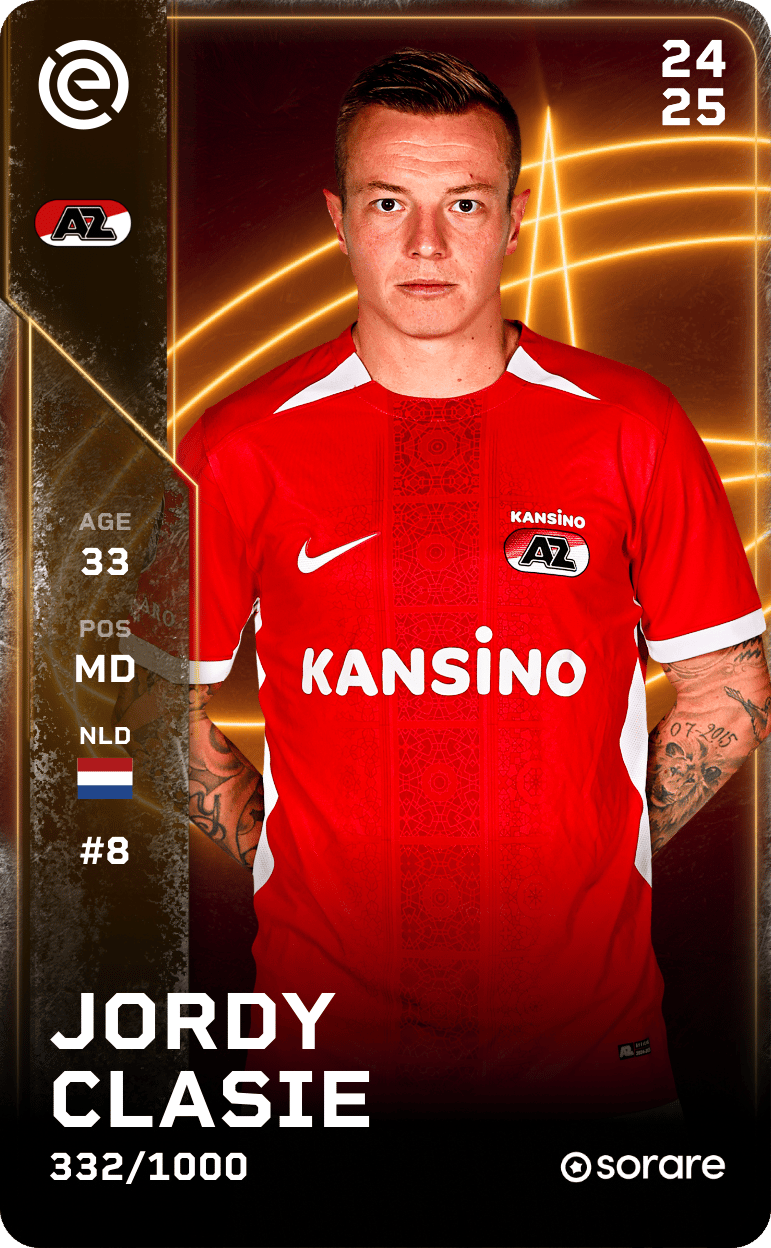 Jordy Clasie 2024-25 • Limited 332/1000