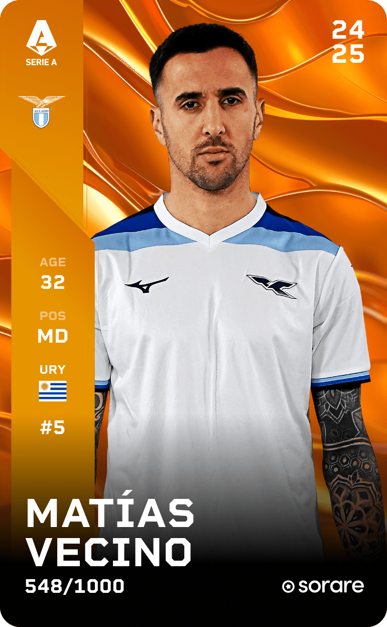Matías Vecino 2024-25 • Limited 548/1000