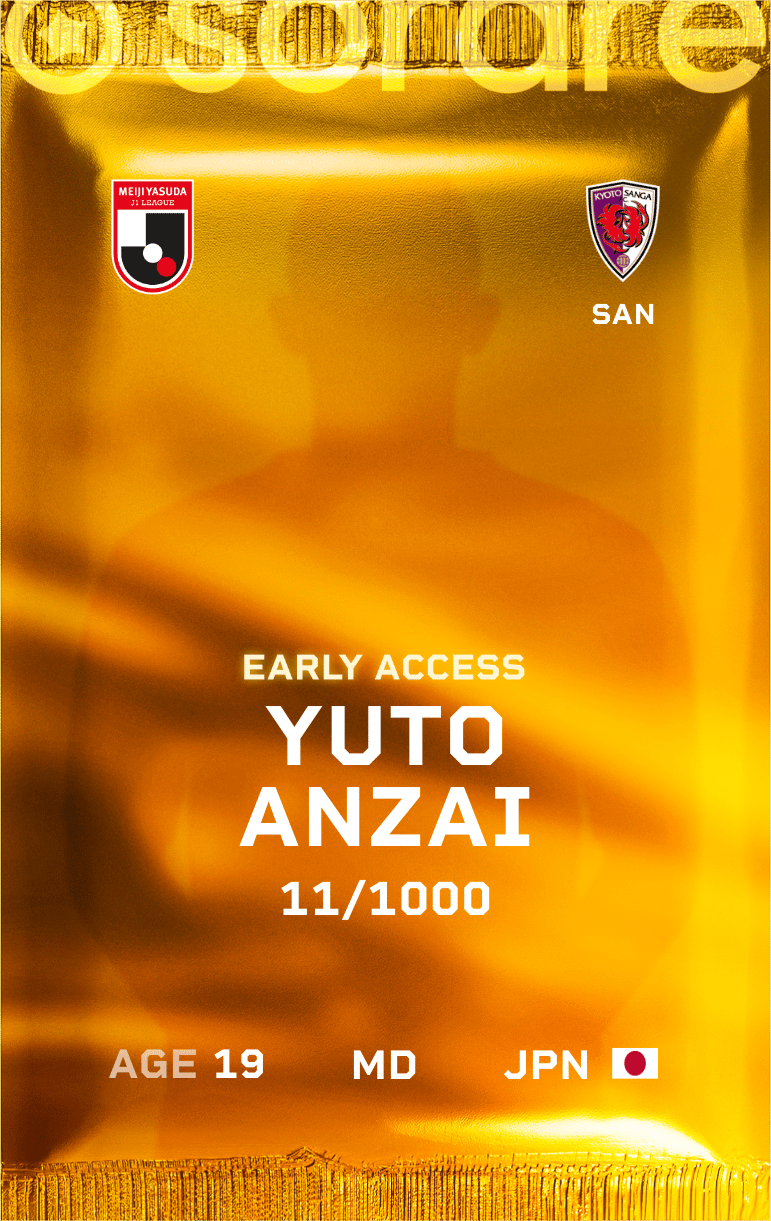 Yuto Anzai 2025-26 • Limited 11/1000