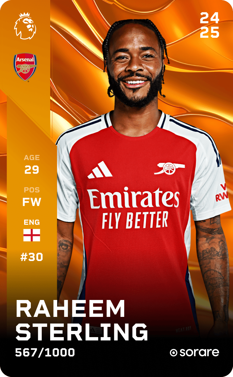 Raheem Sterling 2024-25 • Limited 567/1000