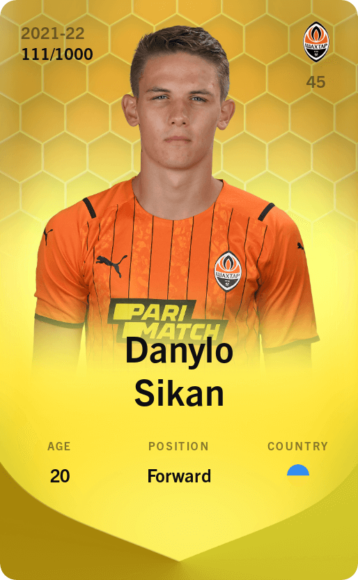 Danylo Sikan 2021-22 • Limited 111/1000