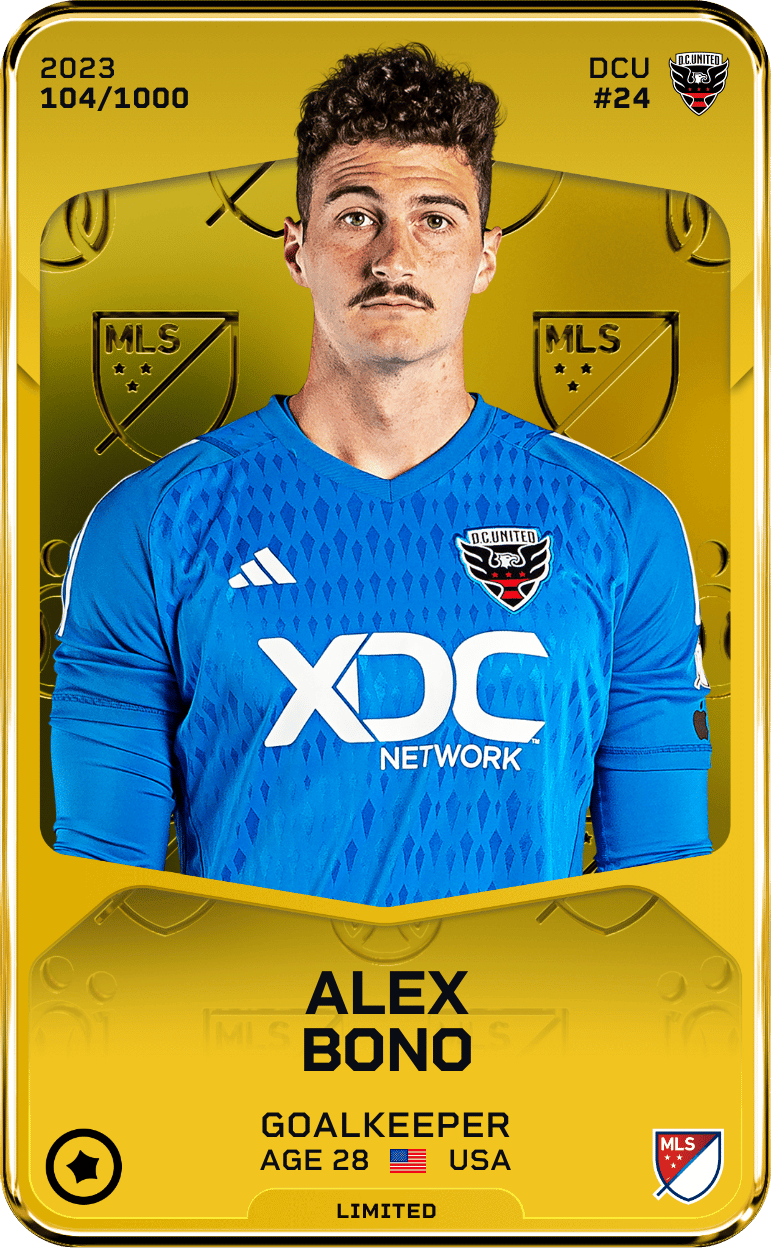 Alex Bono 2023-24 • Limited 104/1000
