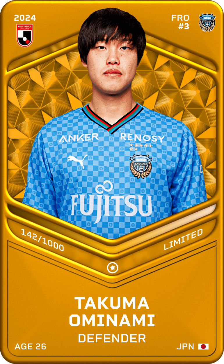Takuma Ominami 2024-25 • Limited 142/1000