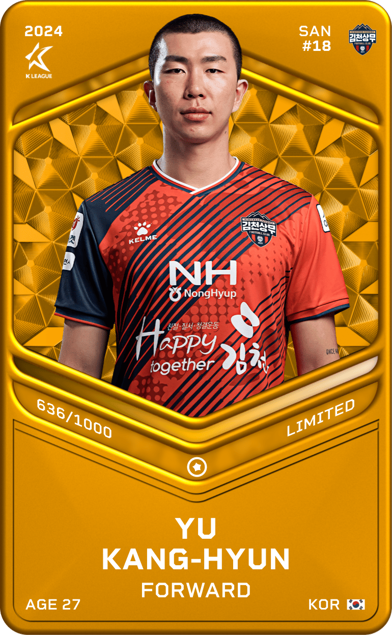 Yu Kang-Hyun 2024-25 • Limited 636/1000