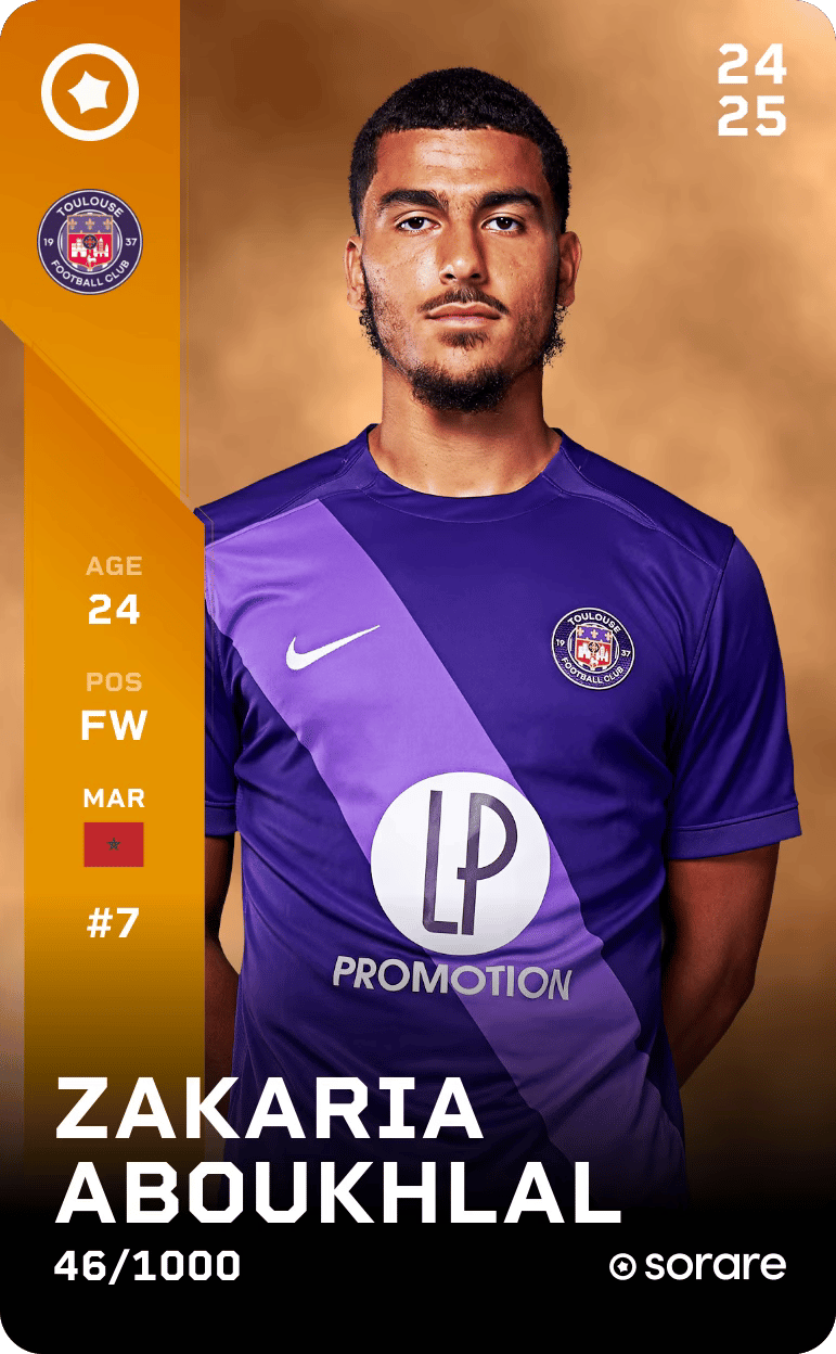 Zakaria Aboukhlal 2024-25 • Limited 46/1000