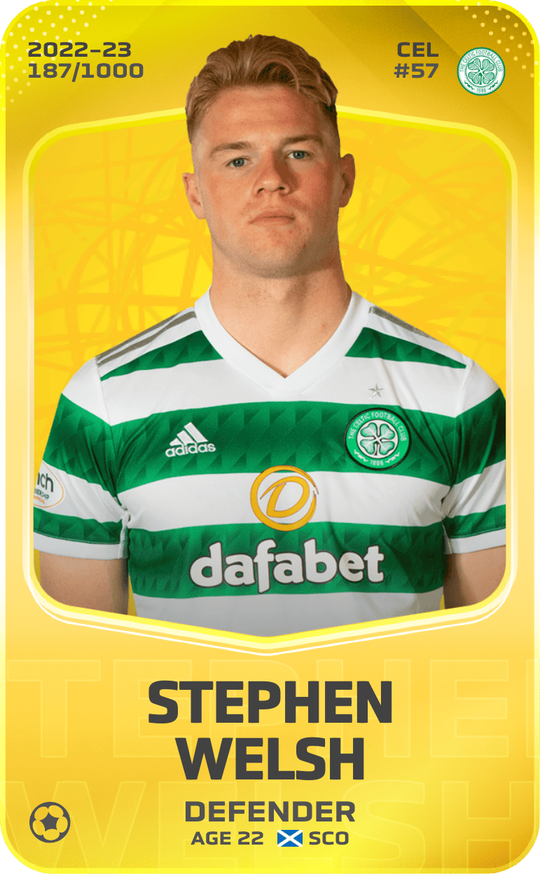 Stephen Welsh 2022-23 • Limited 187/1000