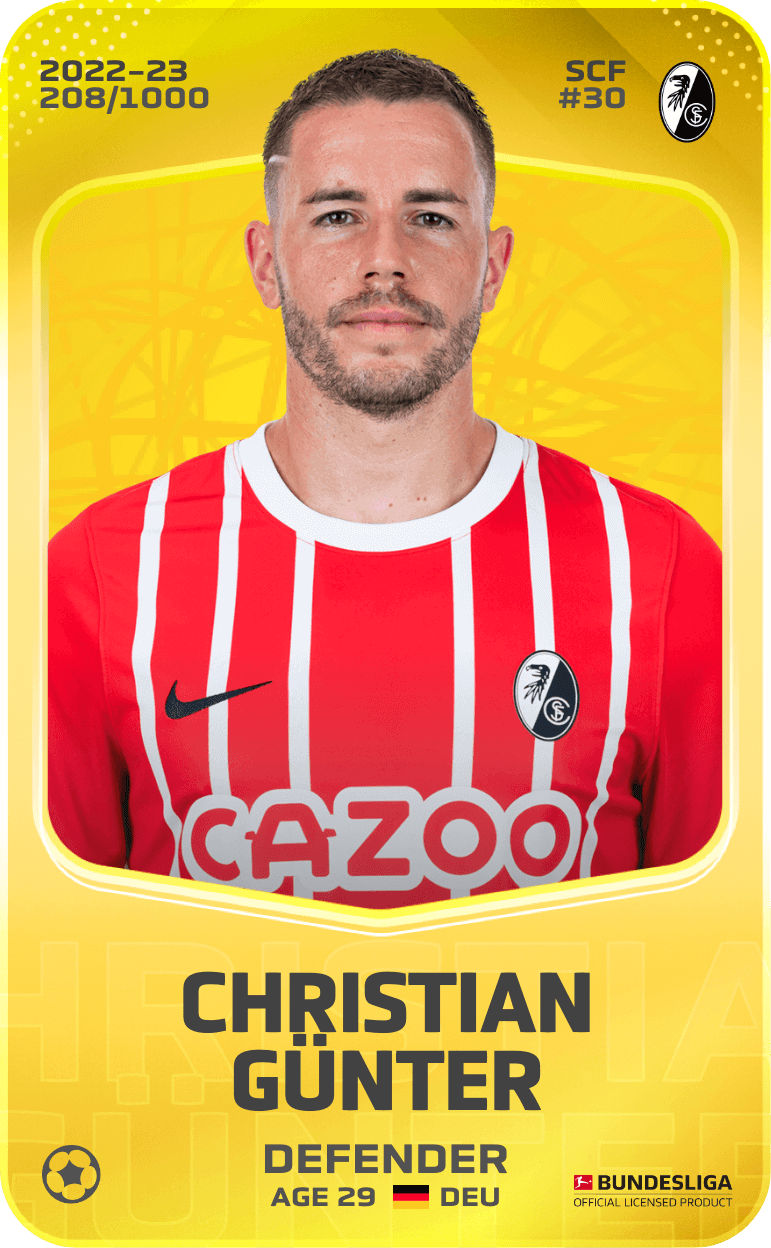 Christian Günter 2022-23 • Limited 208/1000