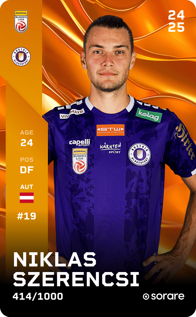 Niklas Szerencsi 2024-25 • Limited 414/1000