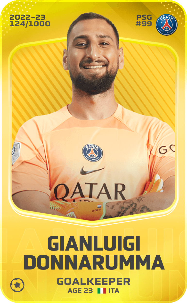 Gianluigi Donnarumma 2022-23 • Limited 124/1000