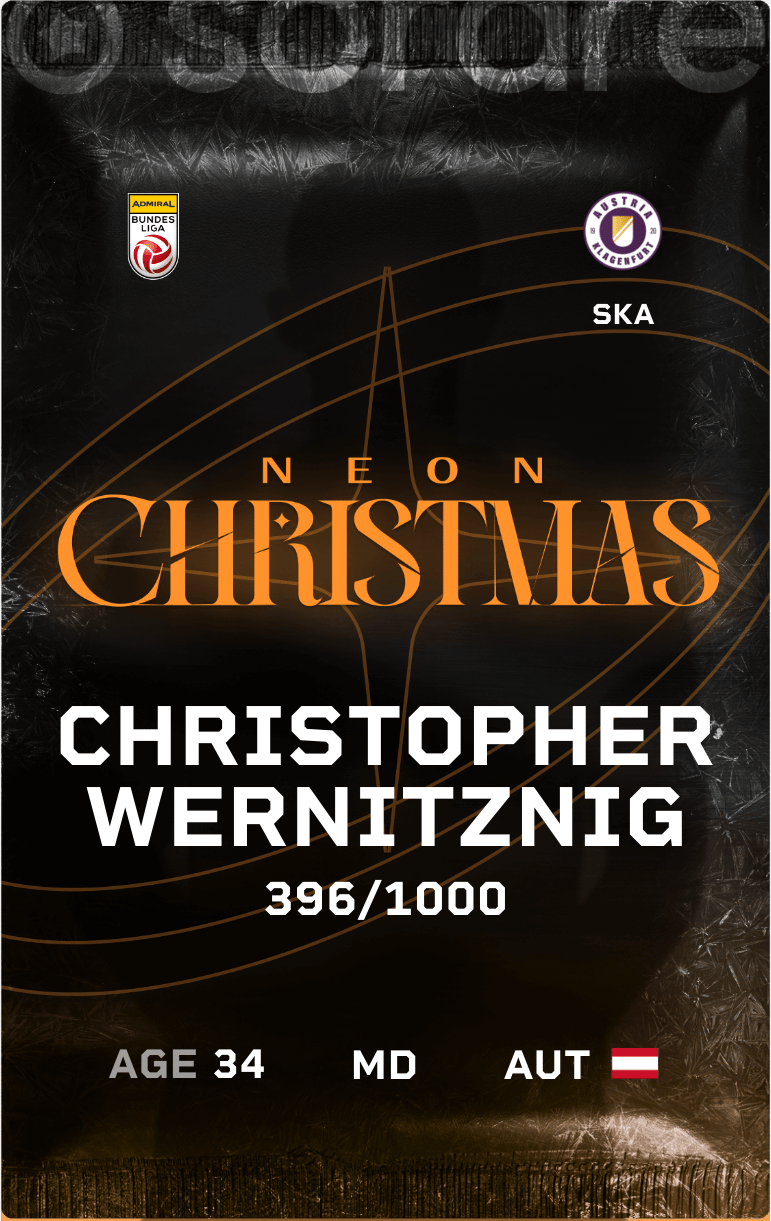 Christopher Wernitznig 2024-25 • Limited 396/1000