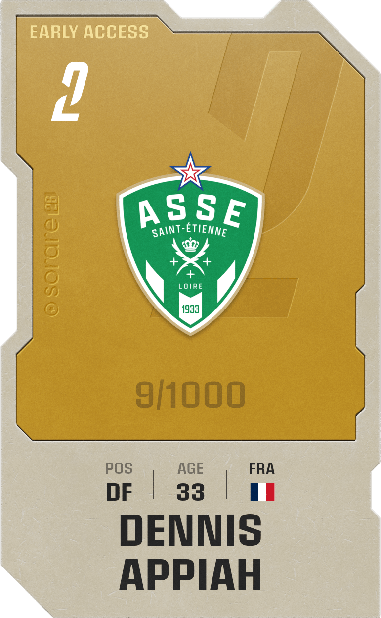 Dennis Appiah 2025-26 • Limited 9/1000
