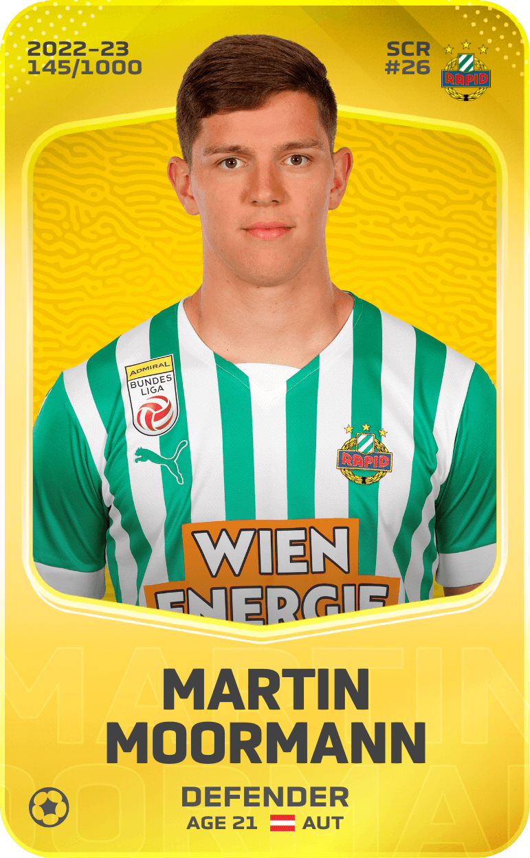 Martin Moormann 2022-23 • Limited 145/1000