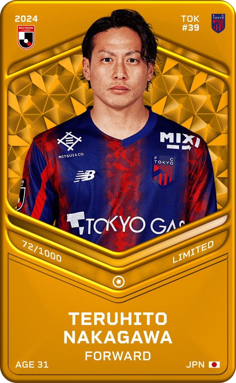 Teruhito Nakagawa 2024-25 • Limited 72/1000