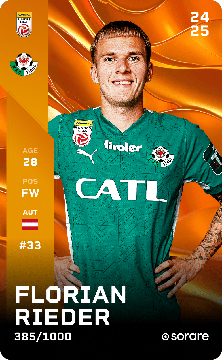 Florian Rieder 2024-25 • Limited 385/1000