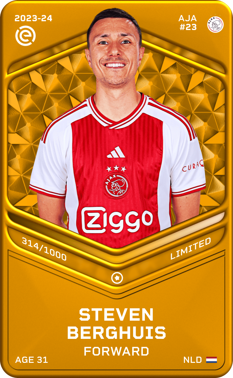 Steven Berghuis 2023-24 • Limited 314/1000