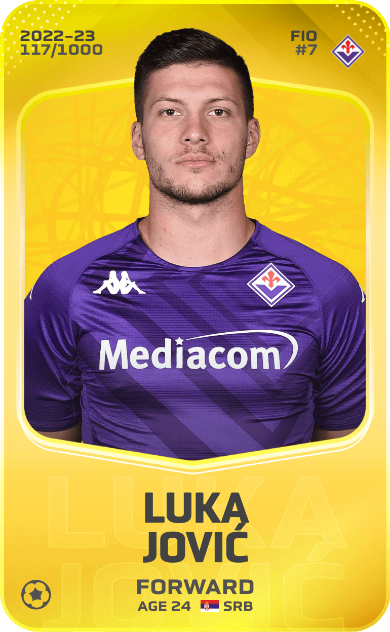 Luka Jović 2022-23 • Limited 117/1000