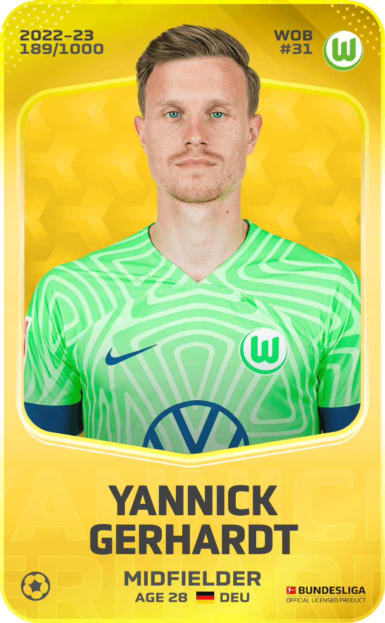 Yannick Gerhardt 2022-23 • Limited 189/1000