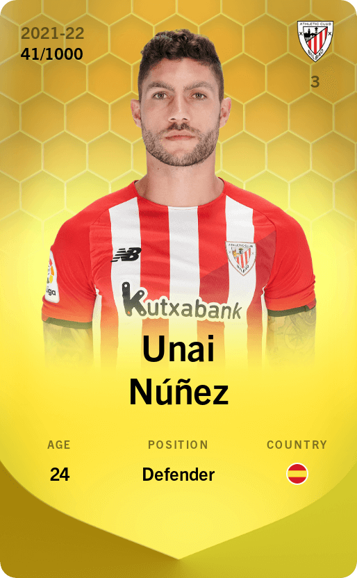 Unai Núñez 2021-22 • Limited 41/1000