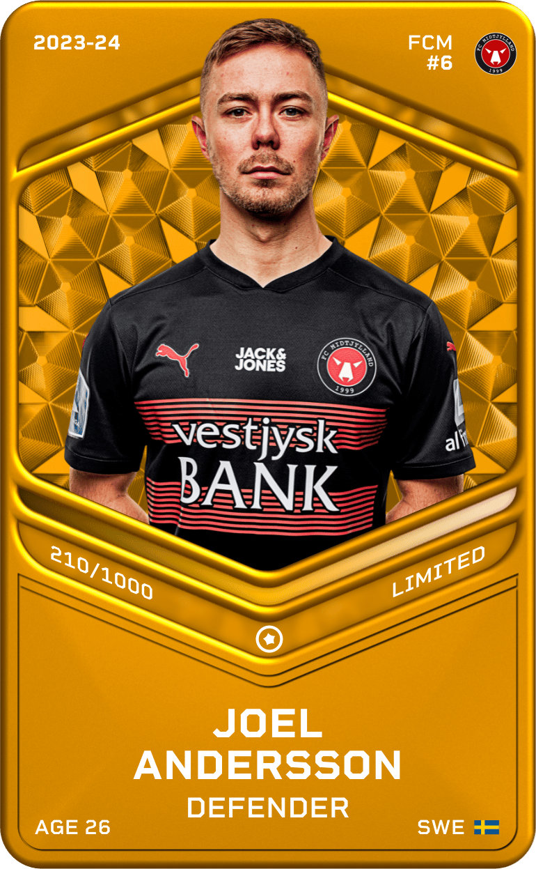 Joel Andersson 2023-24 • Limited 210/1000
