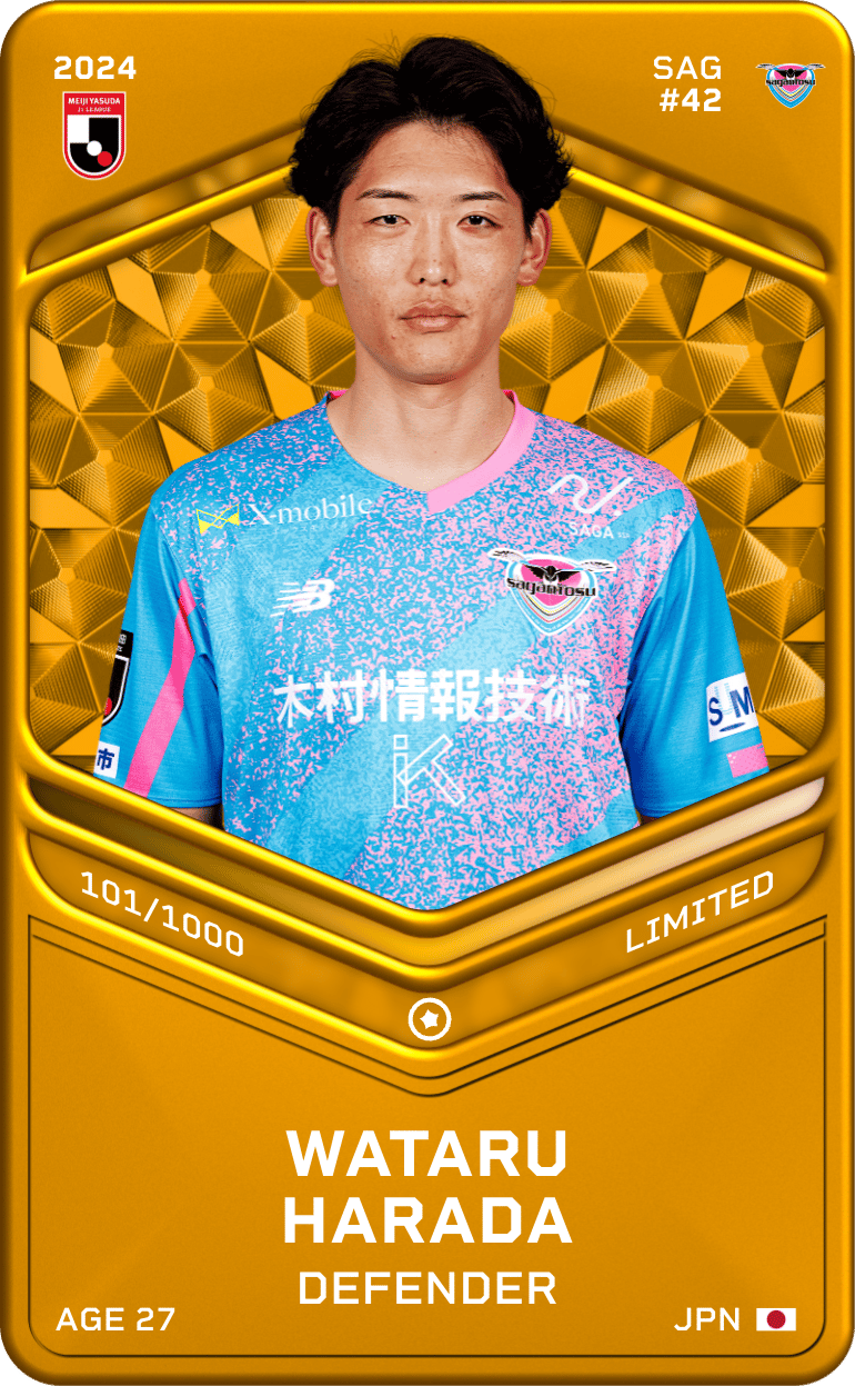 Wataru Harada 2024-25 • Limited 101/1000