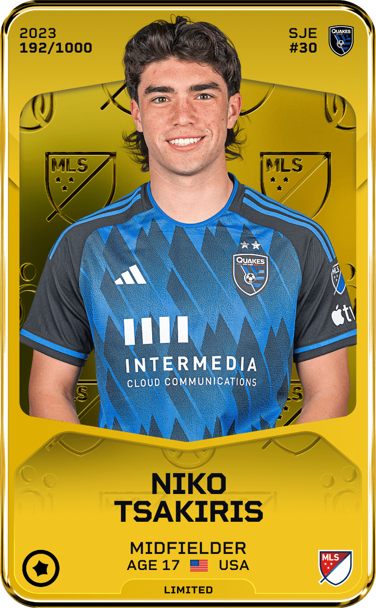 Niko Tsakiris 2023-24 • Limited 192/1000