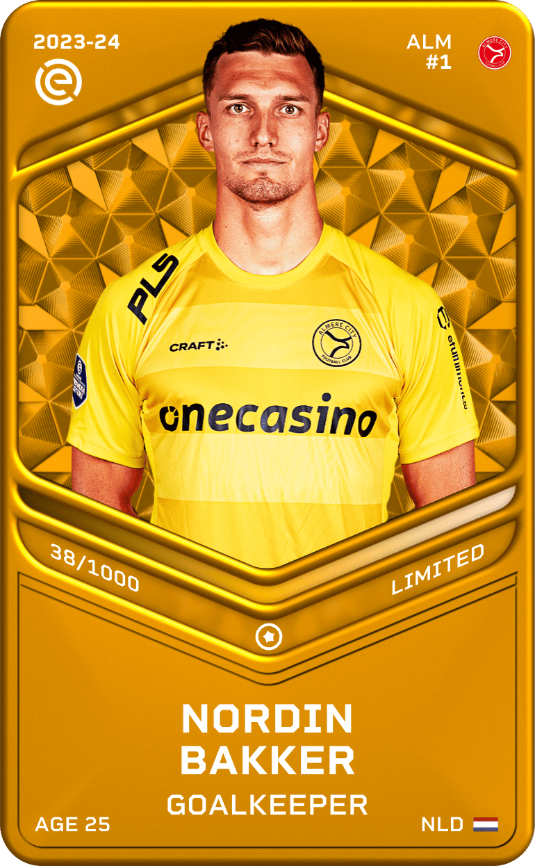Nordin Bakker 2023-24 • Limited 38/1000