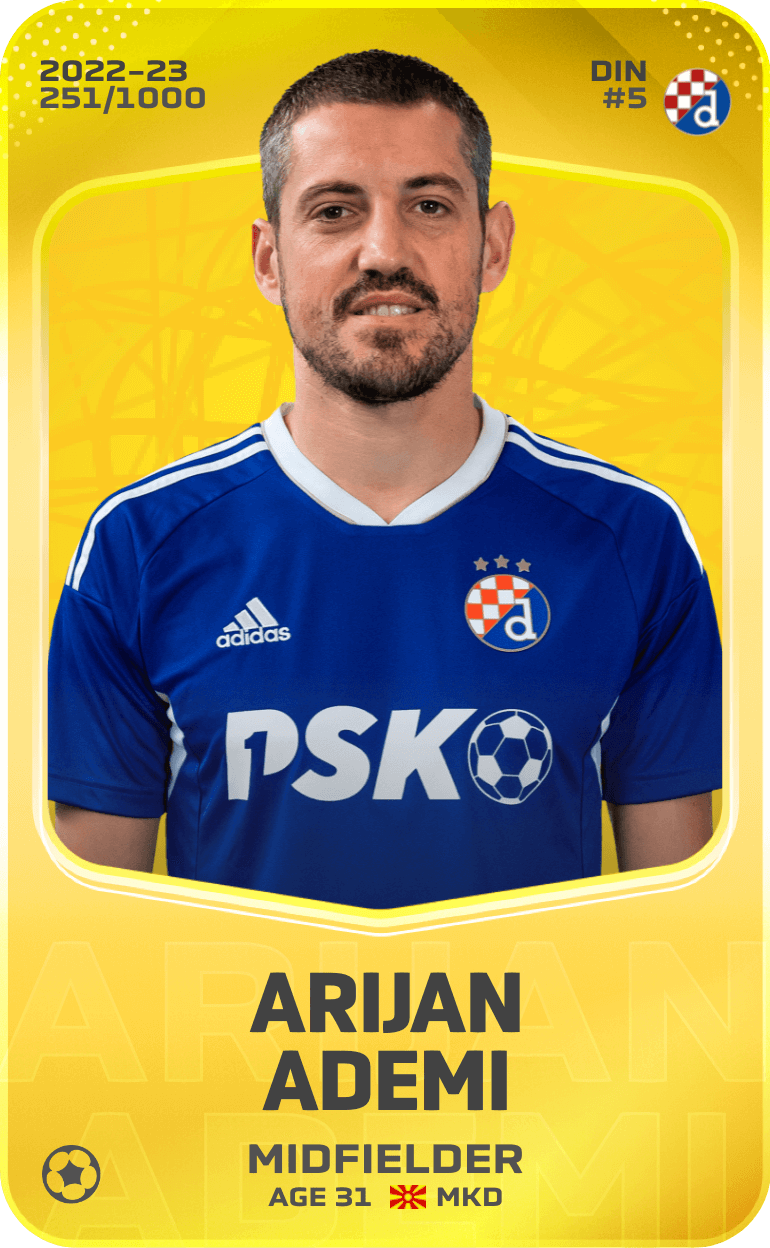 Arijan Ademi 2022-23 • Limited 251/1000