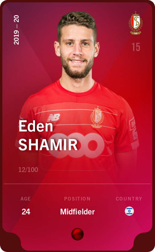 Sorare - Sorare Official - Eden Shamir 2019-20 • Rare 12/100 - NFT # 26096080377277933929851735369743346118146594620768729462144029374867849591418