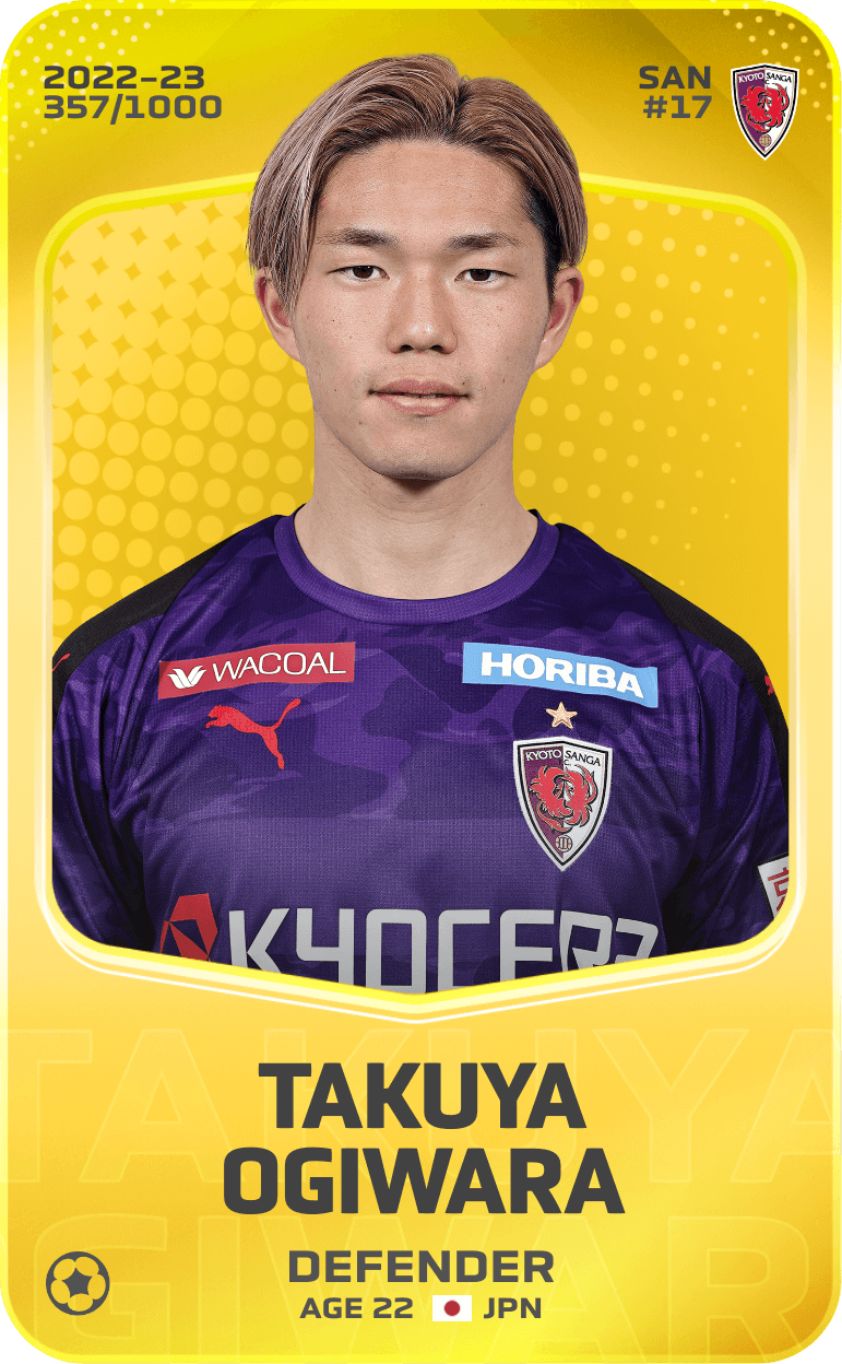 Takuya Ogiwara 2022-23 • Limited 357/1000