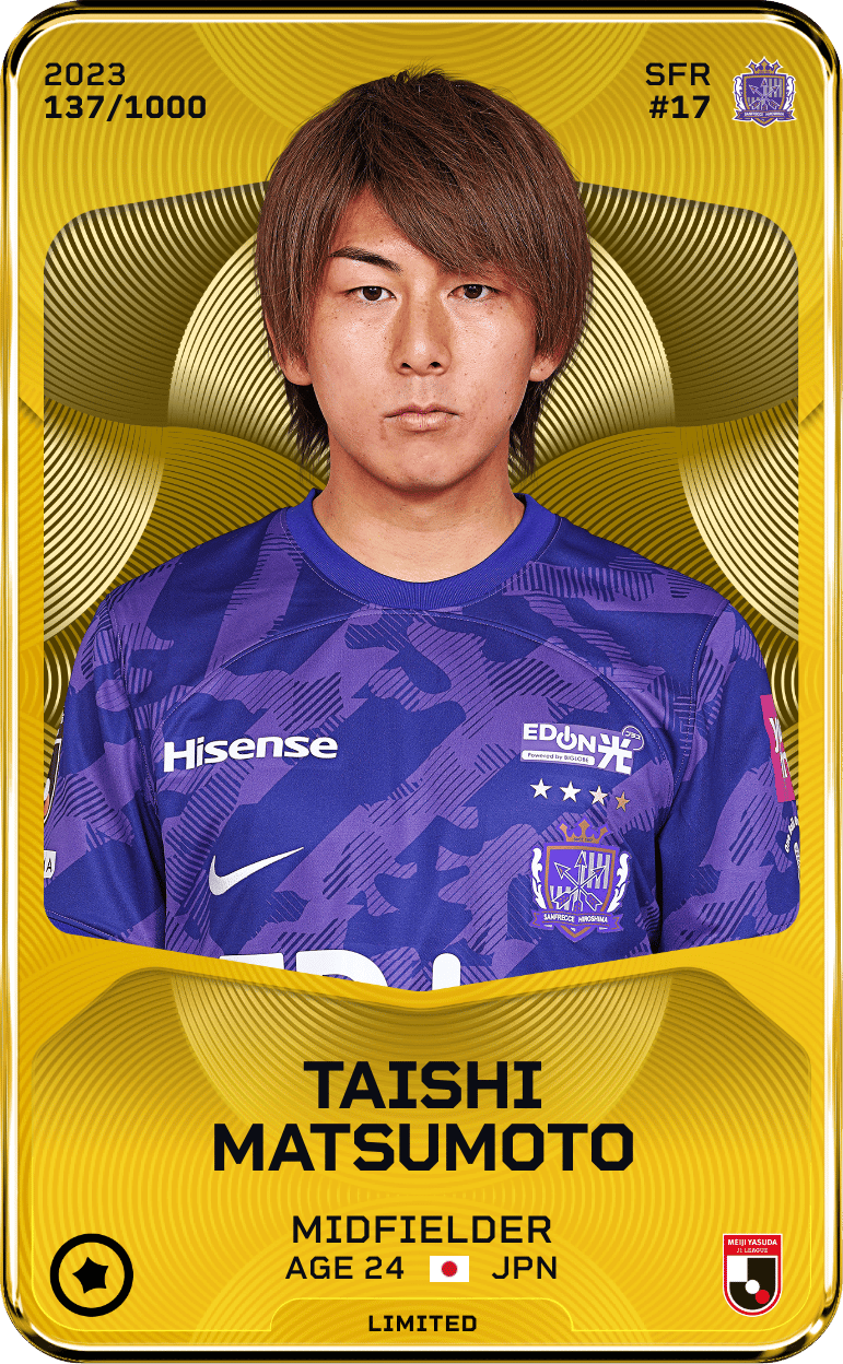Taishi Matsumoto 2023-24 • Limited 137/1000