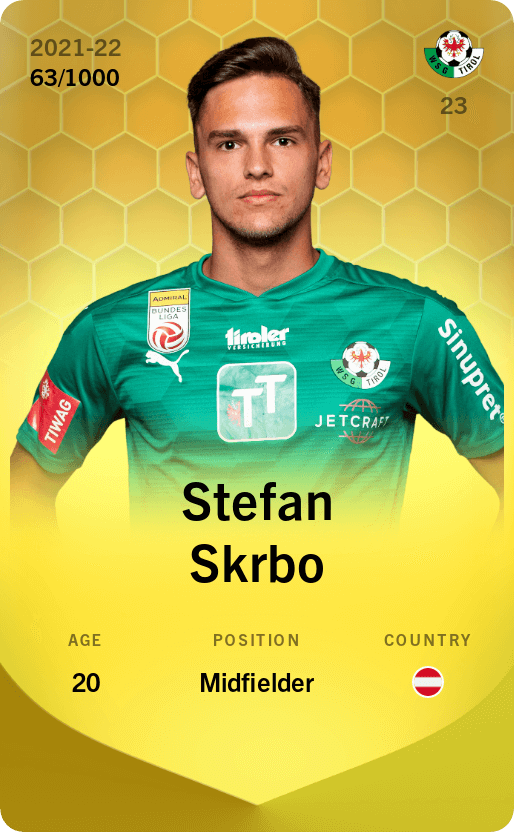 Stefan Skrbo 2021-22 • Limited 63/1000