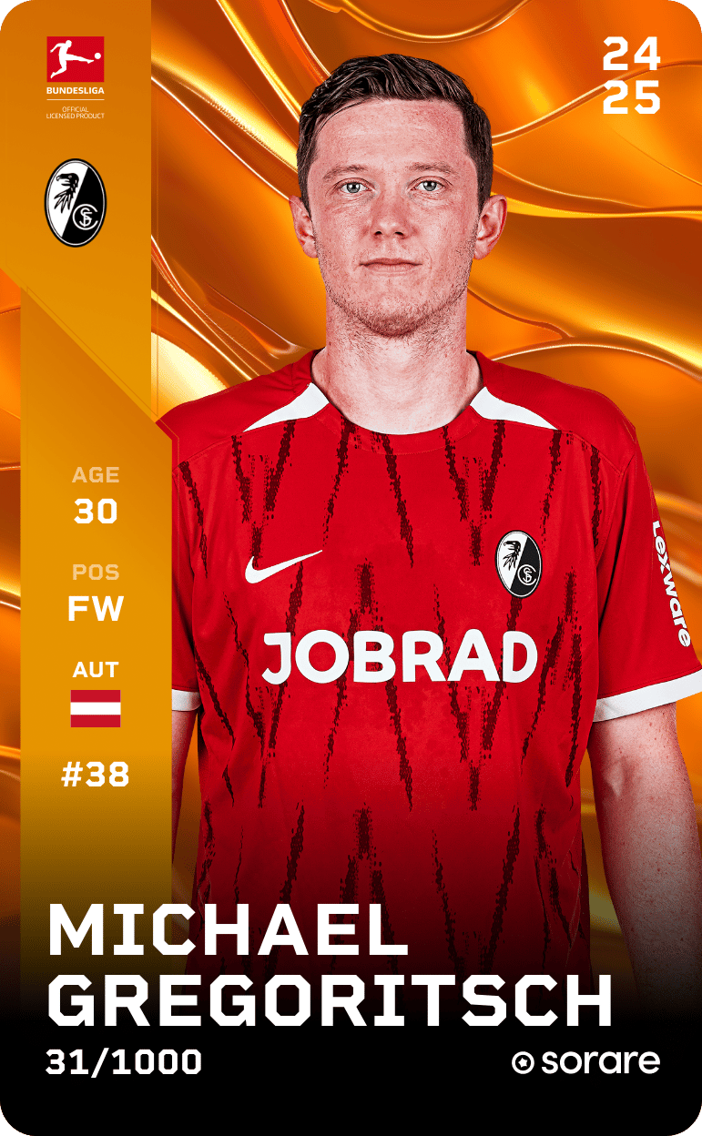 Michael Gregoritsch 2024-25 • Limited 31/1000