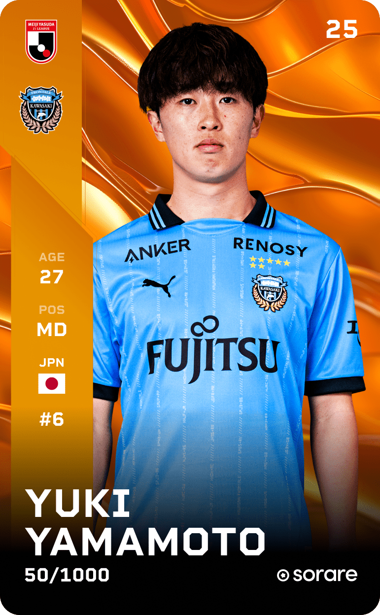 Yuki Yamamoto 2025-26 • Limited 50/1000