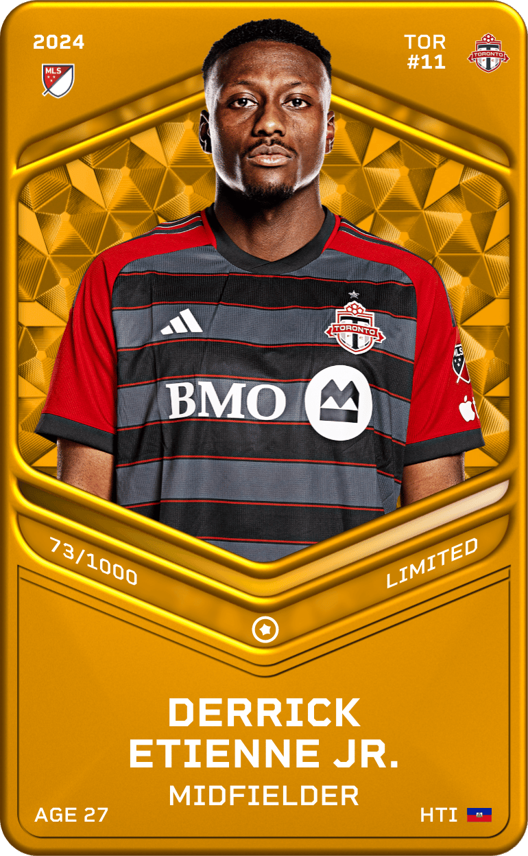 Derrick Etienne Jr. 2024-25 • Limited 73/1000