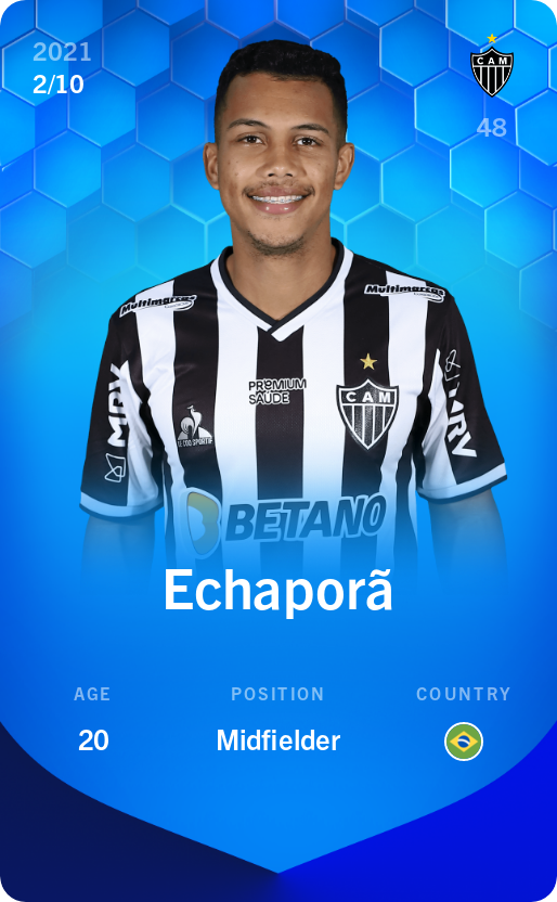 Sorare - Sorare Official - Echaporã 2021-22 • Super Rare 2/10 - NFT # 105966394964477213147173971872244958907324343238242550215946786779699515276545