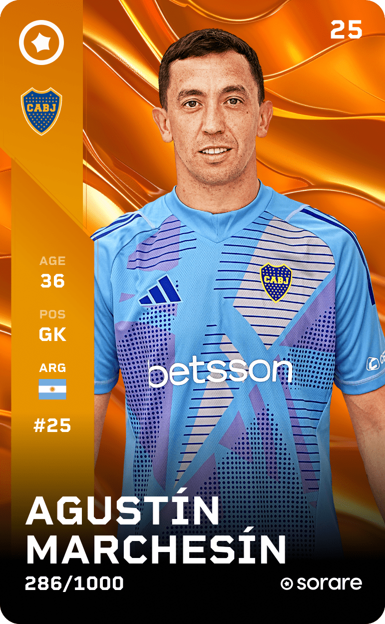 Agustín Marchesín 2025-26 • Limited 286/1000