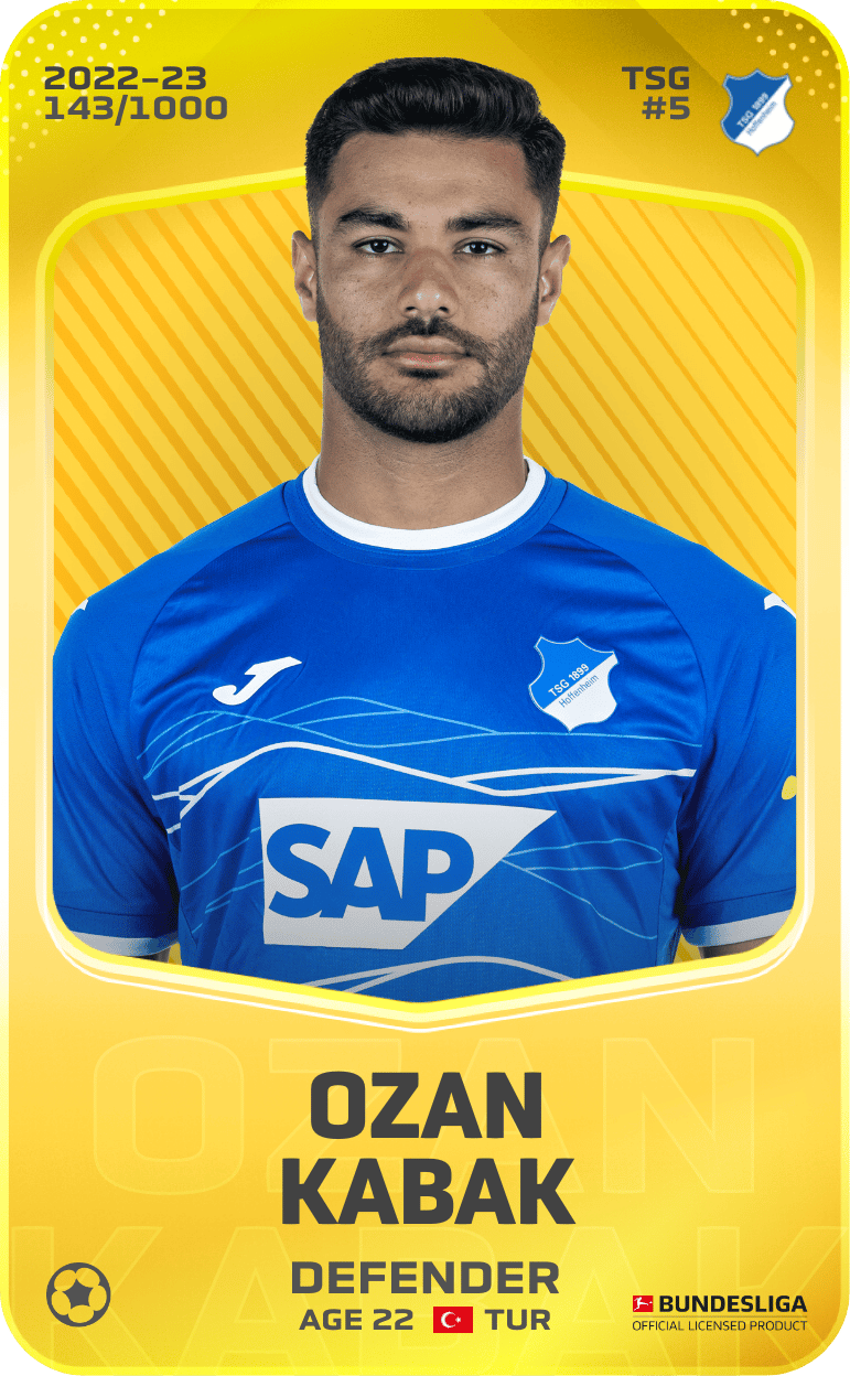 Ozan Kabak 2022-23 • Limited 143/1000