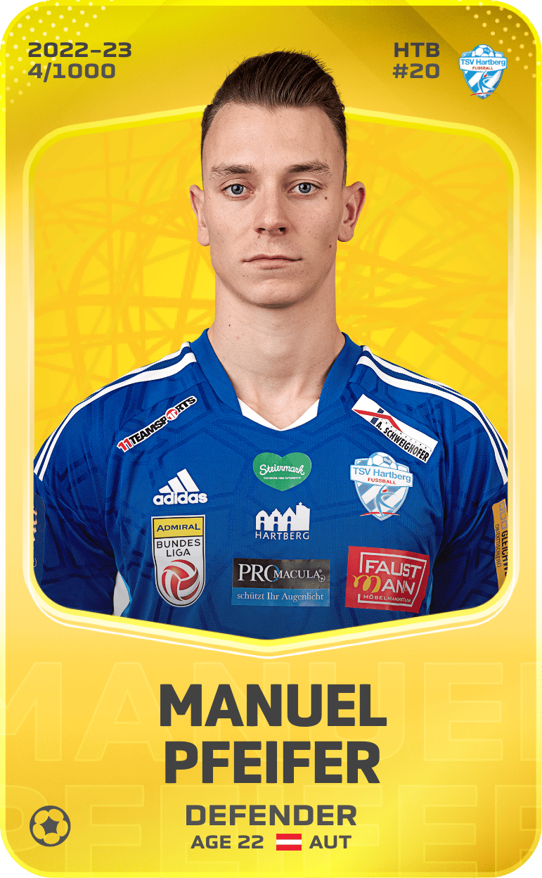 Manuel Pfeifer 2022-23 • Limited 4/1000