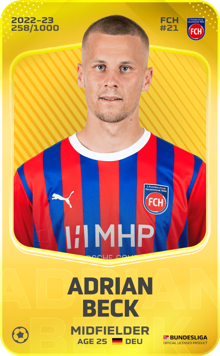 Adrian Beck 2022-23 • Limited 258/1000