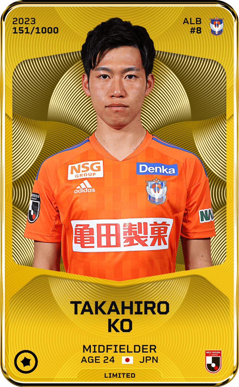 Takahiro Ko 2023-24 • Limited 151/1000