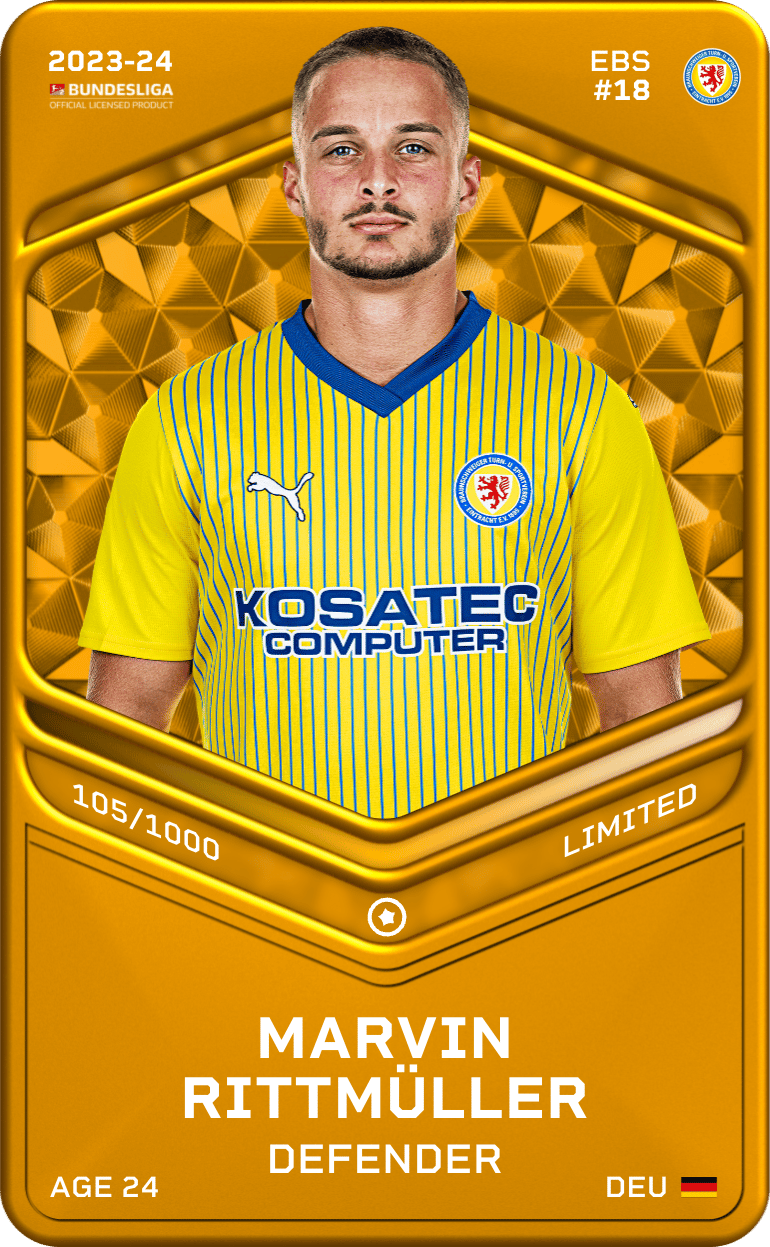 Marvin Rittmüller 2023-24 • Limited 105/1000