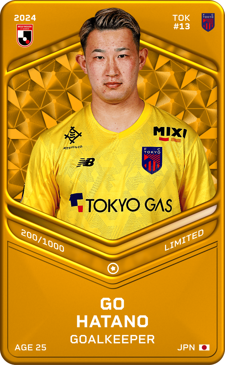 Go Hatano 2024-25 • Limited 200/1000