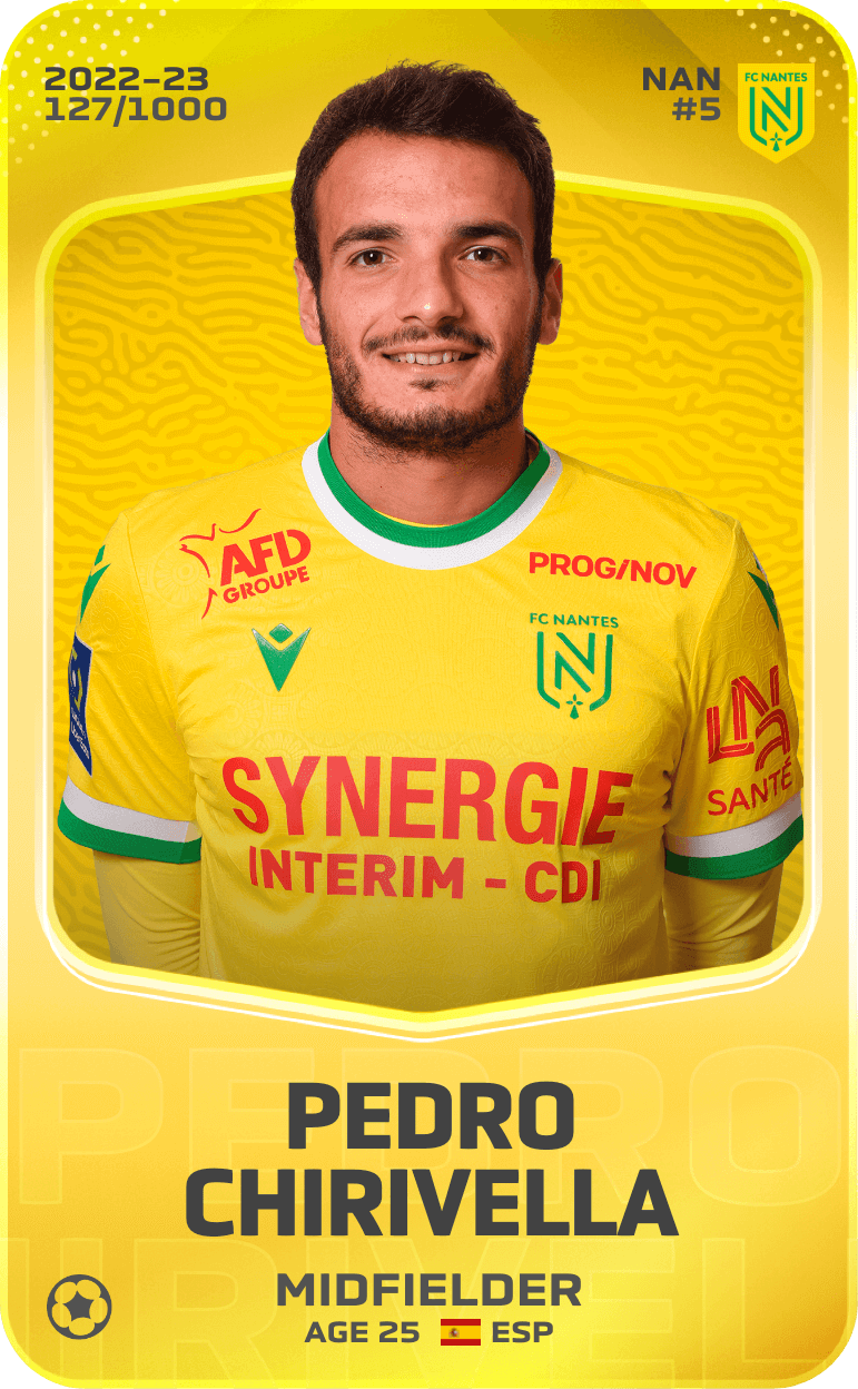 Pedro Chirivella 2022-23 • Limited 127/1000