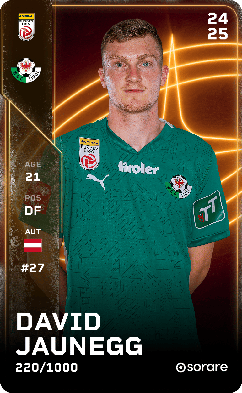 David Jaunegg 2024-25 • Limited 220/1000