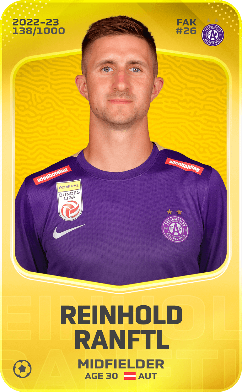 Reinhold Ranftl 2022-23 • Limited 138/1000