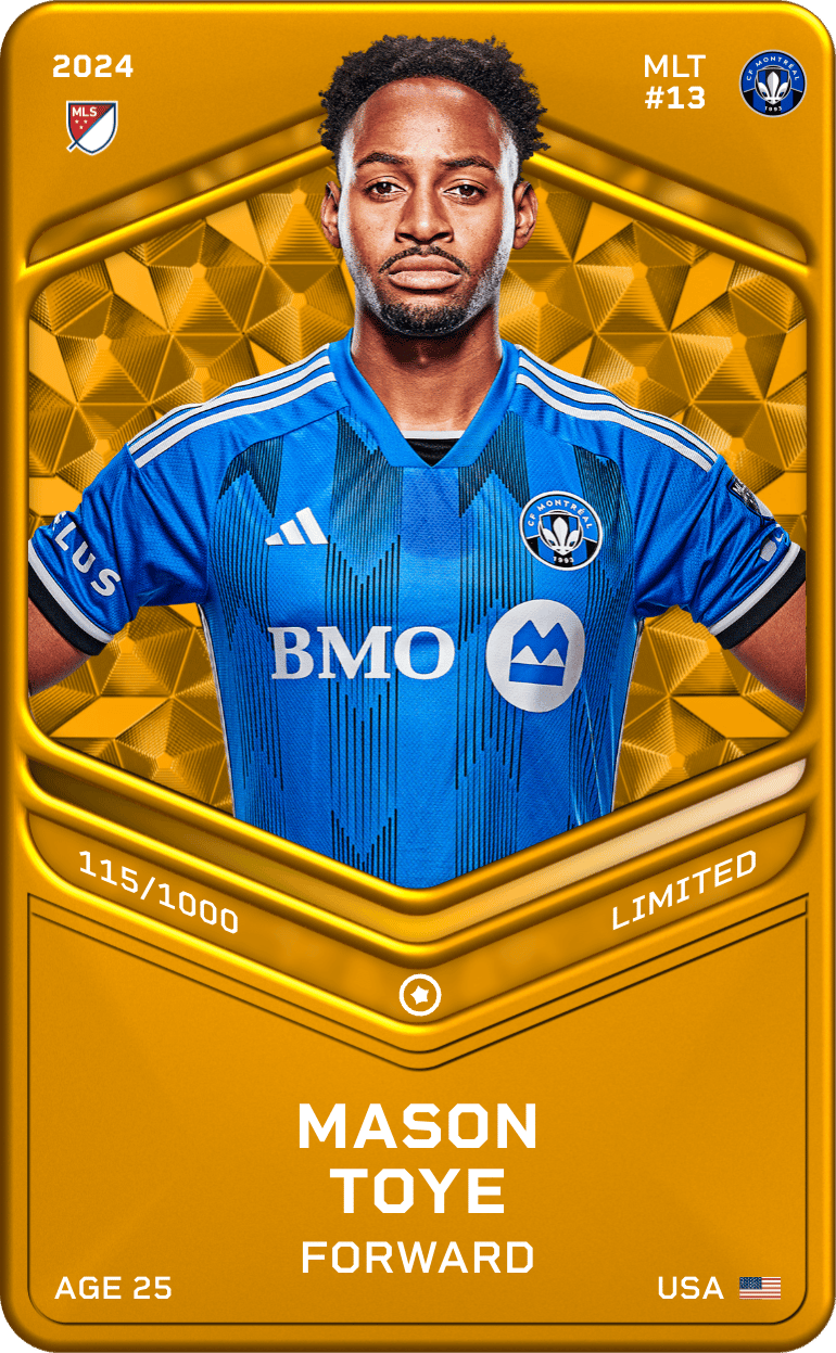 Mason Toye 2024-25 • Limited 115/1000