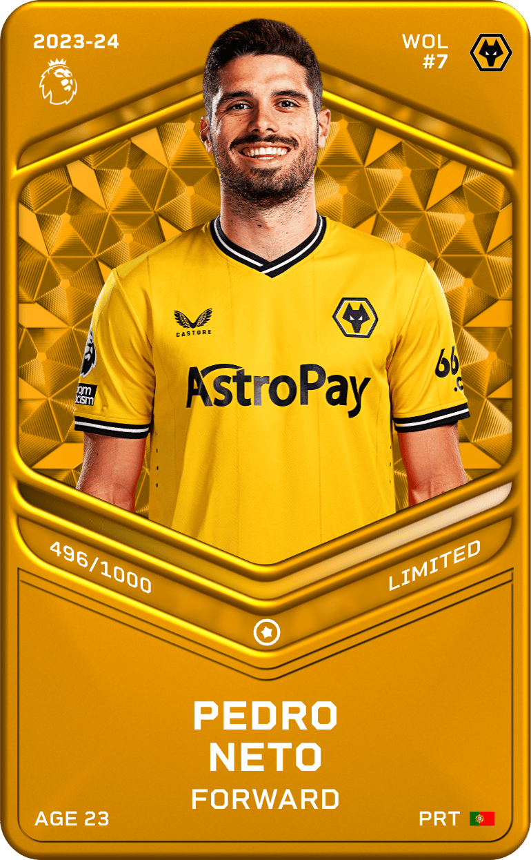 Pedro Neto 2023-24 • Limited 496/1000