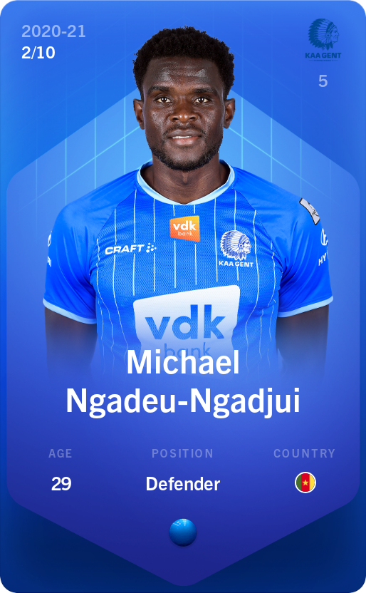 Sorare - Sorare Official - Michael Ngadeu-Ngadjui 2020-21 • Super Rare 2/10 - NFT # 82337336585837107195862224840878647973877020699129152769156101196190920288694