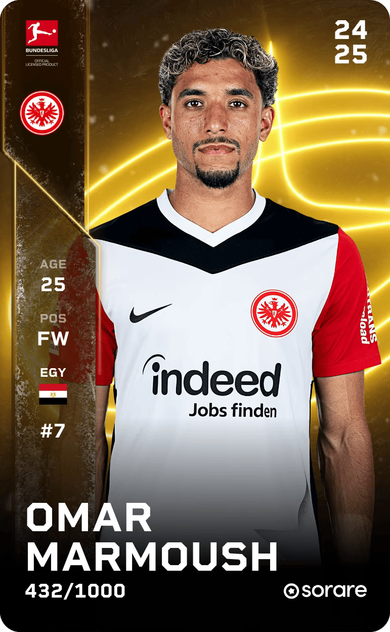 Omar Marmoush 2024-25 • Limited 432/1000